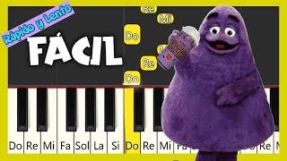 Grimace Shake - EASY PIANO - TUTORIAL DE PIANO FÁCIL