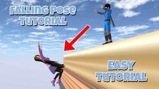 Falling Pose Tutorial | Sakura School Simulator | Gweyc Gaming