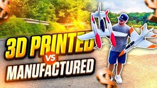 3D Printed or Manufactured RC Airplanes - What's better?