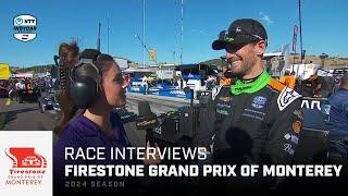 Drivers' Post-Race Reaction | 2024 Firestone Grand Prix of Monterey | INDYCAR