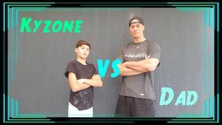 Kyzone vs Dad keep them up challenges