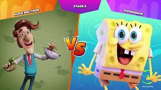 Nickelodeon All-Star Brawl (Arcade Mode - Very Hard) (DLC) Hugh Neutron Gameplay