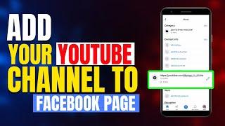 How to Link YouTube Channel to Facebook Page 2023? Add YouTube Link to Facebook