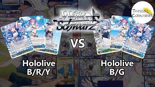 Hololive Gen 2 (B/R/Y) vs. Hololive Startend (G/B) [Weiss Schwarz]