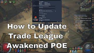How to Change Trade League on Awakened POE Trade!