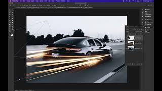Light Trail - Adobe Photoshop