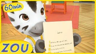 Zou Does his Homeworks | 1 Hour Compilation | Zou in English  | Cartoons for Kids