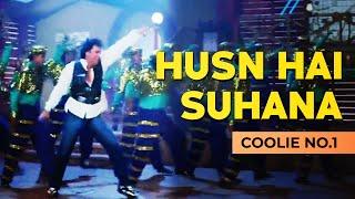 Husn Hai Suhana - Coolie No.1 (1995) | Govinda, Karishma Kapoor | Abhijeet, Chandana Dixit