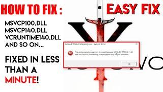How to Fix VCRUNTIME140_1.dll was not found [EASY FIX]