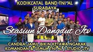 KODIKLATAL BAND TNI AL SURABAYA BIKIN GEGER ACARA STASIUN DANGDUT JTV | SEPERTI INILAH KESERUANNYA..