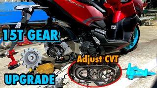 Honda Click 160 | 15T GEAR ️ UPGRADE | INSTALLATION DIY