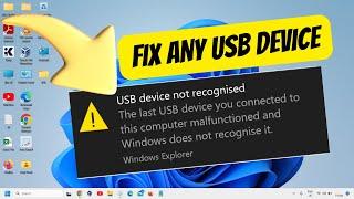 How to Fix USB Device Not Recognized in Windows 11/10 [2024 Updated]