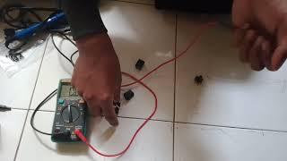 Tutorial Mengukur Komponen Saklar SPST, SPDT, SP6T dan Relay