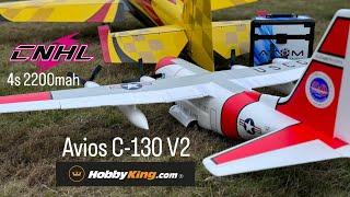 The New Hobbyking Avios C-130 V2 / Unboxing / Cargo plane / Powerbox Systems / ATOM / CNHL/