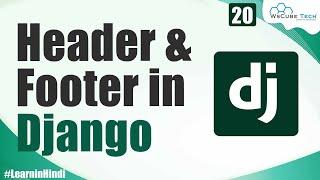 Header and Footer in Django HTML Template (Fix Header & Footer) | Django Tutorial
