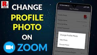 How To Change Profile Photo On Zoom Mobile App