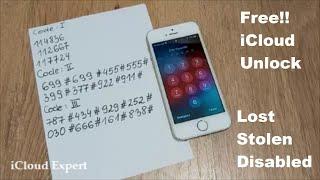 Free!! iCloud Unlock For Any iPhoneAny iOSLost/Stolen/DisabledAll Success