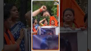 Mumbai : UBT Shivsena women protest against BJP Leader Kirit Somaiya over viral video