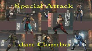 Semua Special Attack dan Combo Karakter Mortal Kombat Shaolin Monks Indonesia