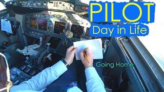 A Day in Life as an Airline Pilot | Flying Home on B737 | Motivation [HD]