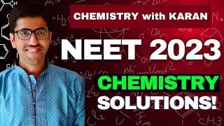 NEET 2023 CHEMISTRY  SOLUTIONS |(check pinned comment also) NEET 2023 CHEMISTRY ANSWER KEY
