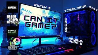 CAN IT GAME ? - AMD Ryzen 3 3200G 8GB RAM Radeon Vega 8 - Time Lapse PC Build and Game Test