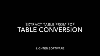 How to Extract Table from PDF to Office Efficiently