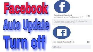 how to turn off Facebook auto update | Facebook auto update | 2020
