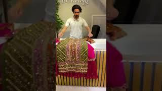 @KSHKIN @Sakshi Sindhi haldi special wedding long suit with garara indian pakistani multy wedding