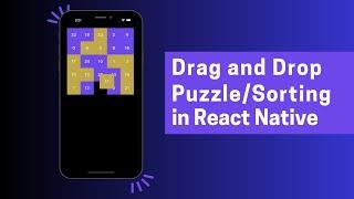 Create a Drag and Drop Puzzle/Sorting in React Native