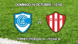 Torneo Federal A | Zona2 - Fecha 34 / Gimnasia y Esgrima CdelU vs Club Atlético Paraná