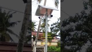 Outdoor Pole stand with CCTV Camera Installation #cctv #hikvisioncamera #installation #wificctv