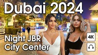 Dubai  Night JBR, City Center [ 4K ] Walking Tour Complication