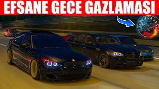 ÇILGIN BMW M5 F10 İLE GECE GAZLAMASI !! ASSETTO CORSA