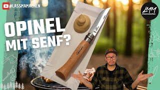 Opinel No.8 Messer - Klinge schwärzen und Griff-Modifikation mit Senf und Ammoniak