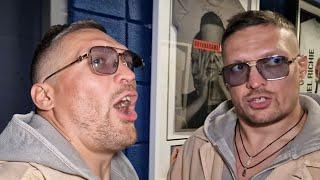 “I TOLD YOU” Usyk EXCLUSIVE | PREDICTS FURY JOSHUA WINNER | REACTS TO CHISORA WIN OVER JOYCE