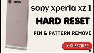 Sony xperia Xz1 (sov36) Hard reset pin pasword pattarn remove