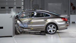 2012 Volkswagen CC driver-side small overlap IIHS crash test