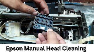 epson l130 head cleaning || epson l130 manual head cleaning || epson l130 head repair