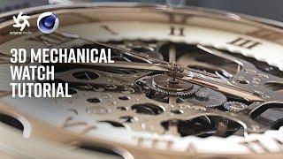 Creating A 3D Mechanical Watch in Cinema 4D & Octane Render