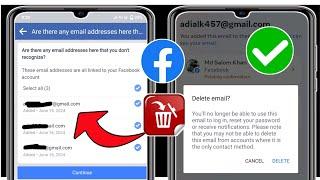 Número do Facebook e remoção do Gmail 2024 |  Como remover o Gmail ou número de telefone do Facebook