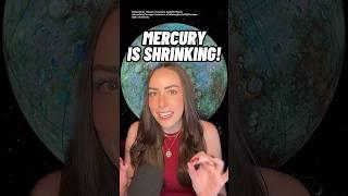 The planet Mercury is shrinking…