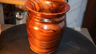 Woodturning With The Naked Turner Ironwood Vase