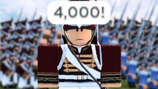 4,000 PLAYERS - The LARGEST Roblox Napoleonic Wars Battle