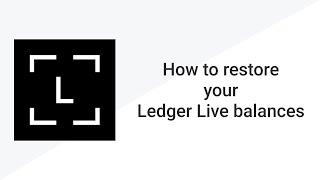 How to find missing accounts in Ledger Live