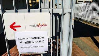 Protest pod siedzibą firmy Multimedia Polska w Dębicy