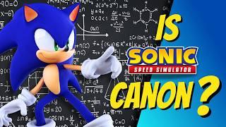 Finally Proven: Sonic Speed Simulator is NOT Canon