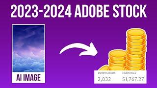 I sold AI images on Adobe Stock for 2 years, this is how much I earned