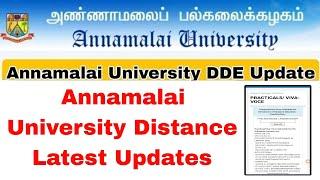 Annamalai University CDOE May 2024 Exam Important Updates 