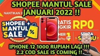 CARA MENDAPATKAN FLASHSALE SHOPEE MANTUL SALE DAN 2.2 COD SALE 2022 !! TIPS AND TRICK FLASHSALE